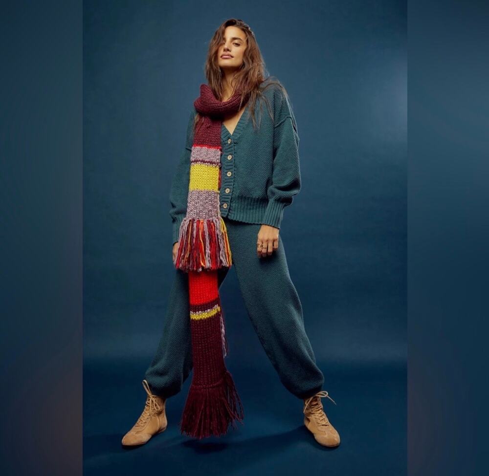 EUC Free People Hailee Cardi Set | Balsam | Large